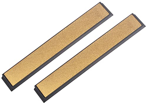 sourcing map Diamond Sharpening Stone, 6 x 0.8 (150mm x 20mm) 150 Grits Titanium Coated Whetstone Sharpener Grinding Plate Hand Tool 2pcs