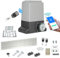 Ansobea Apri porta scorrevole Bluetooth, 550 W, con telecomando, apriporta del garage, WiFi con app, azionamento scorrevole, cancello scorrevole, apertura del cancello fino a 1200 kg o 12 m
