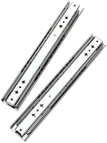 Schubladenschienen, Schubladenauszug, Schienen for Schubladen, Hochleistungs-Schubladenschienen, 14 Zoll, 3-teilige Schubladenschienen und -schienen(800mm/32inch)