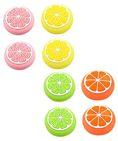 VILLCASE 8pezzi Joystick Silicone Antiscivolo Per Controller Protezione Ergonomica Per Levette Analogiche Facile Installare e Comfort Ottimale Compatibile Con Console