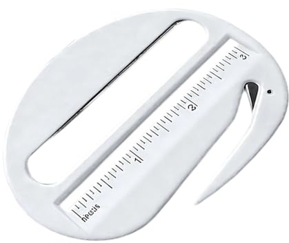 GkgWuxf Apriscatole con lama – Taglierina di lettere portatile per buste | righello con lente d'ingrandimento multiuso – per uso domestico, viaggi, esterni, affari, lavoro,