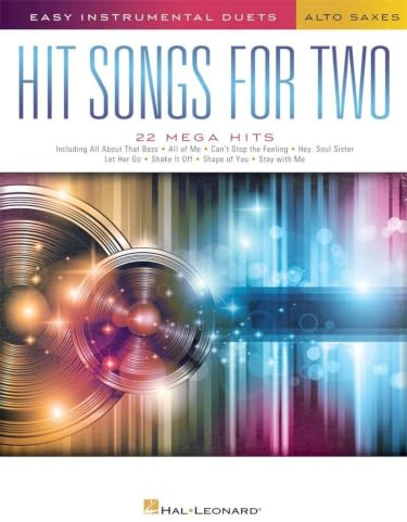Easy Instrumental Duets Hit Songs -For Two Alto Saxophones- (Book): Noten für Alt-Saxophon