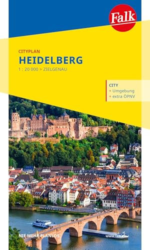 Falk Cityplan Heidelberg 1:20.000