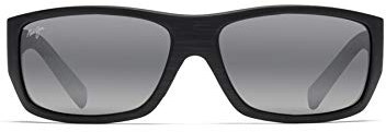 Maui Jim WASSUP gry wassup blk mtte wood Sunglasses Unisex Standard, Standard, Unica