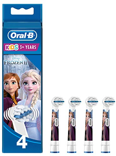 Oral-B Stages Power Kids 4x Ersatz-Aufsteckbürsten, Frozen (Produkt kann von Abbildung abweichen)
