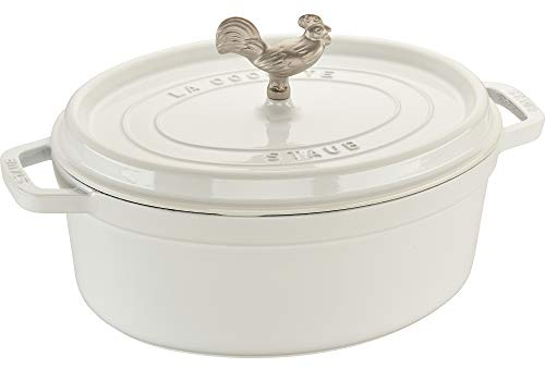 Staub 1123118 Coq au Vin Cocotte 5.75-quart blanco
