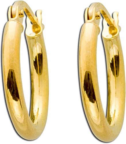 Ch.Abramowicz Creolen 15mm Gelbgold 333 8 Karat Hoops