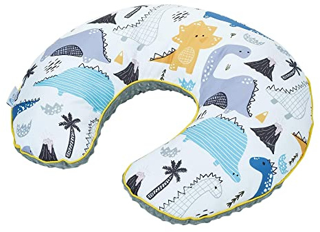 For Your Little One Nursing Pillow Baby Breast Feeding Maternity - Dino/Newborn Pillow Cushion Washable Cover | Mother & Baby Awards 2022 Shortlisted |Plush Cotton Cover, Multi-Purpose Support