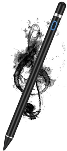 Active Stylus Pen for Android,Rechargeable Universal iPad Pen for Tablet, Digital Pens Fine Point Stylist Pen Compatible with Android, iOS, iPhone, iPad mini/Pro/Air and More Tablet/Phone