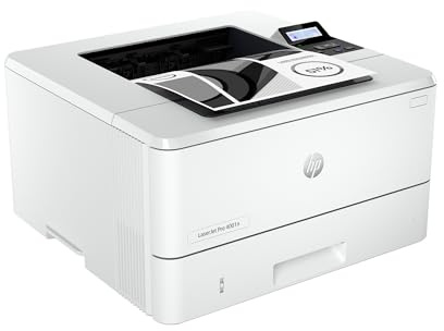HP LaserJet Pro 4001n Impresora en Blanco y Negro, impresión, velocidades rápidas, fácil configuración, impresión móvil, Seguridad Avanzada, USB, conexión Ethernet, lo Mejor para la Oficina