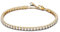 PANDORA Timeless Funkelndes Tennisarmband aus Sterling-Silber mit vergoldetre Metalllegierung und Cubic Zirkonia, Timeless Kollektion, 18cm, 561469C01-18