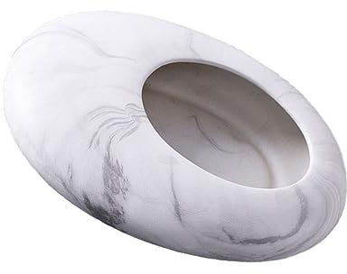Supvox Kiesel Pflanzer Decoraciones para Sala De Casa Blumenvase Süßer Blumentopf Kleine Wohndekoration Sukkulententopf Nordisches Blumenbeet- Dekorationen Keramik Oval
