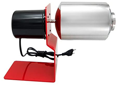 AuLYn Electric Coffee Roaster Machine Home Hot Air Coffee Bean Roaster Drum Type Gas Stove Heating Household Grain Drying Roasting Machine Nuts Bean Baking Machine