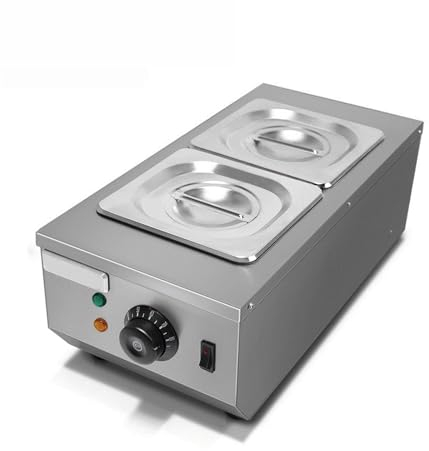 Máquina eléctrica for derretir Chocolate y queso, calentador comercial de doble olla caliente, Caldera de fuente, cilindro de inmersión, calentador de sartén Fácil de usar para principiantes y profesi