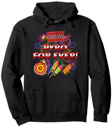 Feuerwerk PYRO FOREVER Lustiges Pyrotechniker Silvester Pullover Hoodie