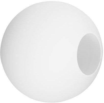Homoyoyo Pantalla De Lámpara De Vidrio Esférica De Globo De Cristal Esmerilado Reemplazo De Sombra Globo De Cristal Cubierta De Pantalla De Repuesto Para Aplique De Pared Luz De Vanidad 4.7x4.7x4.7In