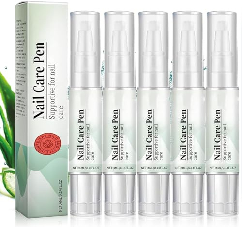 Nail Care Pen - Original, feuchtigkeitsspendender Nagelstift mit Teebaumöl, Vitamin E und Aloe Vera(5 PCS)