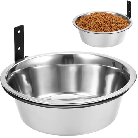 BCOATH Elevated Dog Feeding Bowl Wall Mounted Pet Food and Water Dispenser Comfortable Raised Feeder Holder for Large Dogs and Puppies for Home Use