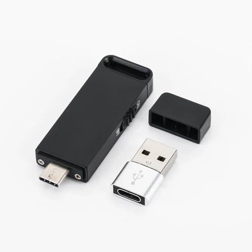Micro Digital Audio Recorder with 32GB Internal Memory - Professional Micro USB Flash Drive Voice Recorder with Noise Reduction, 25 Hour Battery