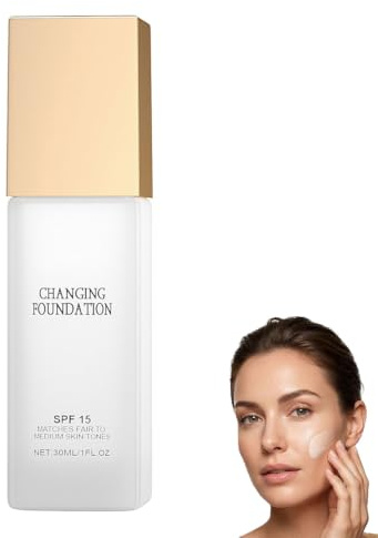 Claréne Base Inteligente con SPF15 - Base de Maquillaje Adaptable al Tono de Piel, Acabado Natural y Ligero, con Ácido Hialurónico y Protección Solar, para Pieles Claras a Medias - 30ml