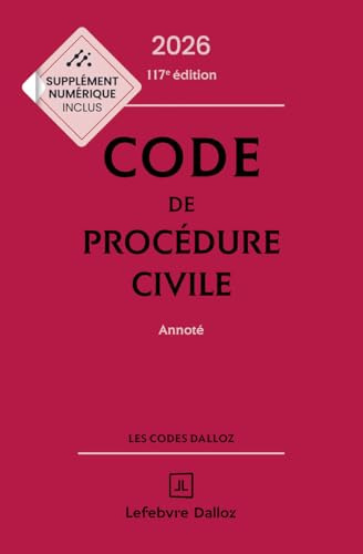 Code de procédure civile 2026 117ed - Annoté - Campus