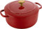 BALLARINI Bellamonte Cocotte, rustidera, olla de cocción hierro colado esmaltado, redonda, 20 cm, 2,5 l, rojo