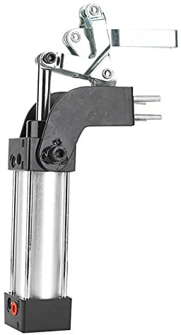 Pneumatischer Klemmzylinder, 1/8-Zoll-Ansaugschnittstelle, Pneumatischer Metall-Luftzylinder, Hält 50 Kg Klemmkraft, 0,5–0,9 MPa Arbeitsdruck, Erweitert Den Einsatzbereich Der Werkzeugmaschine