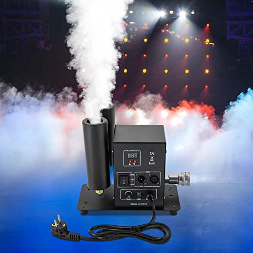 Rauchmaschine 200W Nebelmaschine Stabil & Tragbar für Hochzeit Halloween Weihnachten Hochzeitsfeiern und Bühneneffekt 25 * 13 * 22cm Schwarz