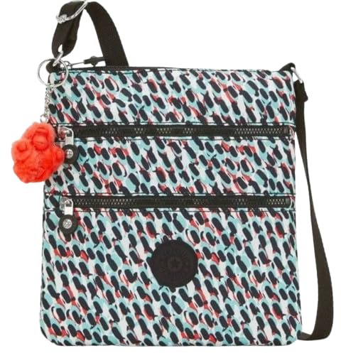 Kipling Women's Keiko Crossbody Mini Bag, Lightweight Adjustable Purse, Durable Shoulder Sling, Abstract Print, 8.25''L x 9''H x 0.75''D