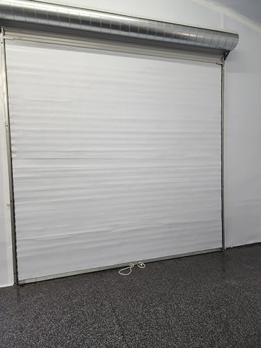 BlueTex Roll Up Garage Door Insulation Kit for Cooling Down Metal Buildings – Easy to Install Complete Insulation for Garage Doors Up to 12'x12' - Covers 150 Sq Ft of Large Single Door