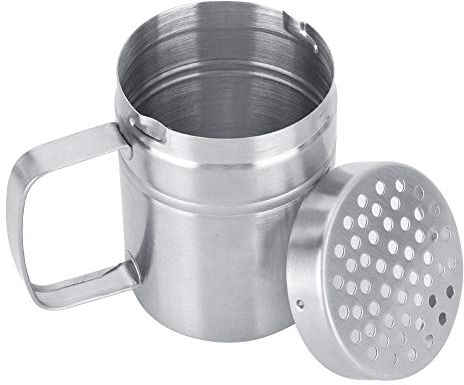 Kryddströare med handtag, ostspridare av rostfritt stål, krydddispenser för matlagning, bakning, köksredskap
