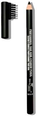 Beauty Forever Professional True Kohl Eyebrow Pencil, High Precision Pencil with Built in Brush, 1.2gms each (501 Black)