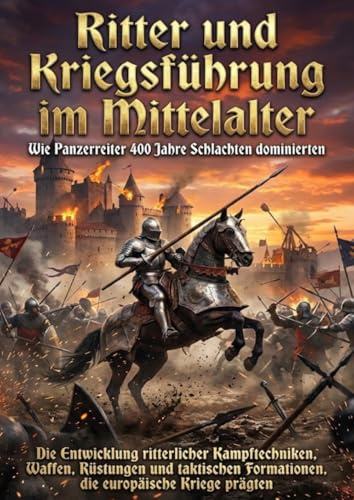 Ritter und Kriegsführung im Mittelalter: Wie Panzerreiter 400 Jahre Schlachten dominierten: Die Entwicklung ritterlicher Kampftechniken, Waffen, ... Formationen, die europäische Kriege prägten