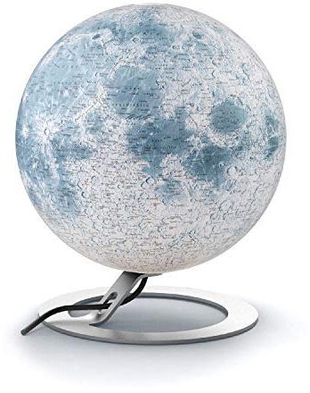 The Moon: National Geographich Globus Mond, White