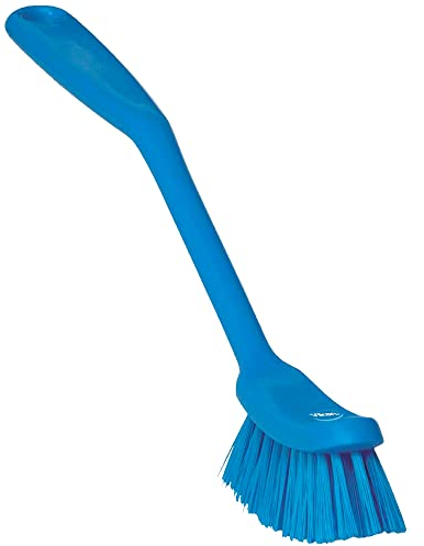 Vikan - Hygiène - Brosse à Vaisselle - Fibres Moyennes - Bleu