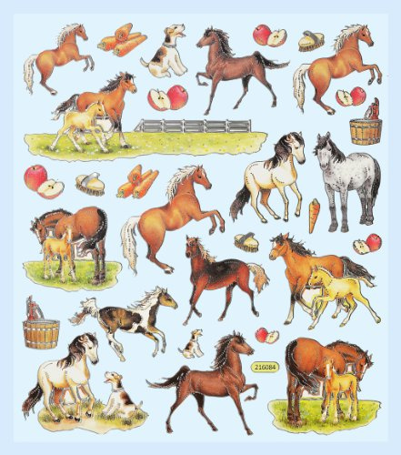 Hobby Design Sticker * Pferd - Pferde - Fohlen * Aufkleber 3452315