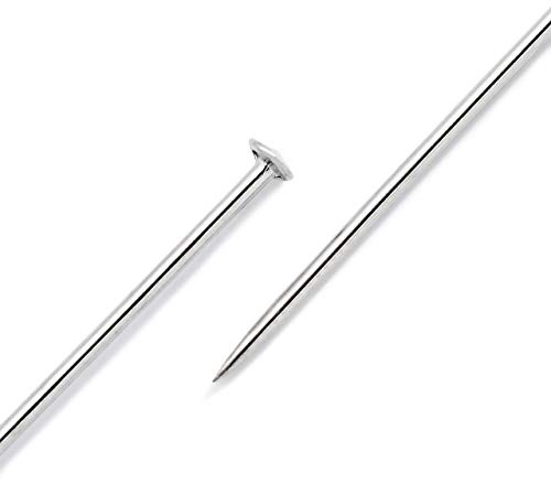 Prym 011206 Stecknadeln, 1,00 x 34mm, silberfarbig, 500g