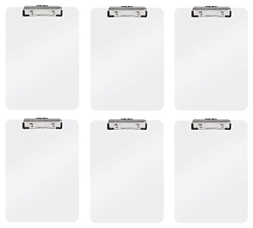 Leitz, A4-Klemmbrett, Wow 6 Pieces weiß