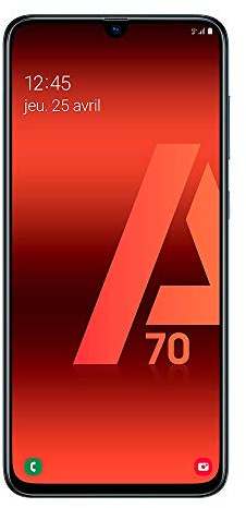 Samsung Galaxy A70 - Smartphone 4G (6,7'' - 128GO - 6 GO RAM) - Noir - Version Européenne