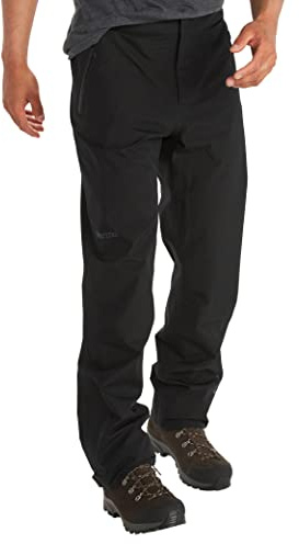 Marmot Män Minimalist Pant, Vattentäta Gore-Tex-regnbyxor, vindtäta vandringsbyxor, andningsaktiva regnkläder för vandring och trekking, Black, XXL