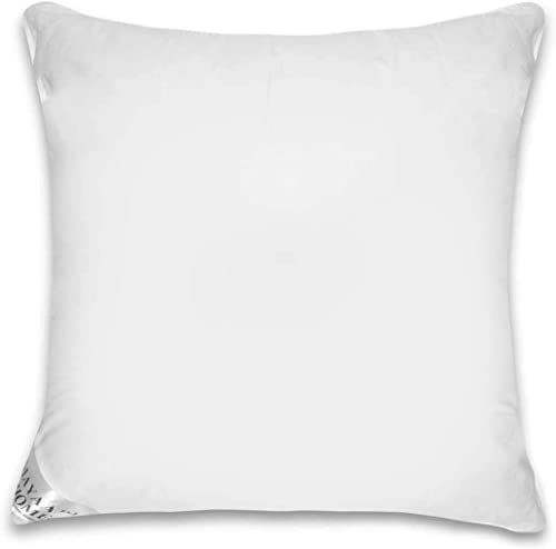 Mayaadi-Home HS91 Pillow 80 x 80 cm 1200 + 200 g Feathers + Down Pillow 3-Chamber 1400 g Soft Goose Sleeping Comfort Cover 100% Cotton 100% Natural Down Pillow Allergy Sufferers
