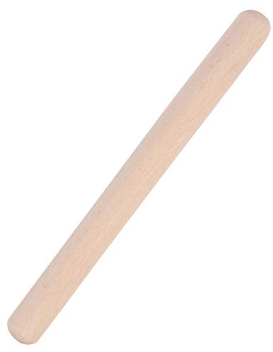Rolling Pin for Baking, Dough Roller Wooden, Small Rolling Pin Wood Pasta, Solid Wood Rolling Pin, Pastry Roller for Baking Cookie, Pastry Dough(39cm)
