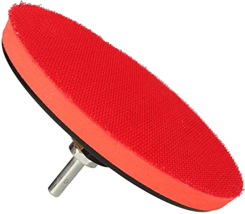 KOTARBAU® Plato de lijado con velcro 150 mm, Plato de lija para amoladora angular, taladro M14, Disco de pulido, Plato de lijado con rosca M14, Disco de lijado