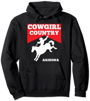 Damen Arizona Cowgirl Country Reitbekleidung Rodeo Pullover Hoodie