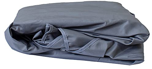 GARDENIA Telo di Ricambio Ombrellone con Flaps Laterali, 3x3, Grigio