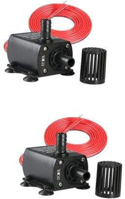 BESPORTBLE 2St DC bürstenlose Wasserpumpe Hydrokultur-Wasserpumpe Wasserpumpe für Fischbecken Tauchwasserpumpe Mini-Wasserpumpe Mini-Springbrunnenpumpe Gleichstrom Tauchpumpe Rechner dc12v