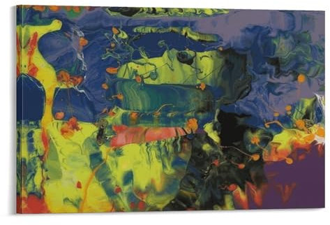 Gerhard Richter-Aladin P11 2014 Kunstdruck, Poster, Wandkunst, Gemälde, Leinwanddekoration, Heimposter, 20 x 30 cm