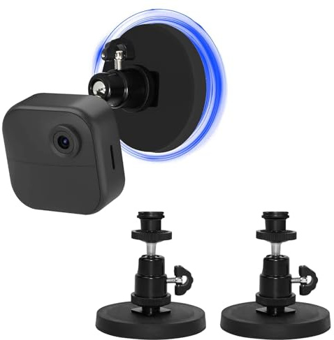 TEKCAM Magnetische Wandhalterung Kompatibel mit Blink Kamera, 2 Stück | Kompatibel mit Blink Outdoor 4/2K+ Blink Mini/Mini 2K+ sicherheitskamera, kein bohren, winkel einstellbar kamera halterung