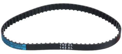 sourcing map 142XL 037 Timing Belt 71 Teeth Rubber Geared Cogged Belt, 0.37 Width, 0.20 Pitch Synchronous Timing Belt