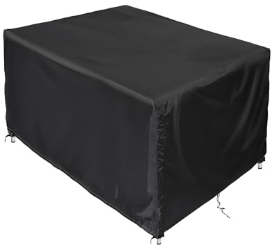 Comlax FIELD Abdeckungen für Gartenmöbel 150x90x75cm, Wasserdichte Abdeckplane Terrassenmöbel, Schutzhülle Gartentisch Winterfest, Lounge Abdeckung Outdoor Regenschutz und Wetterfest